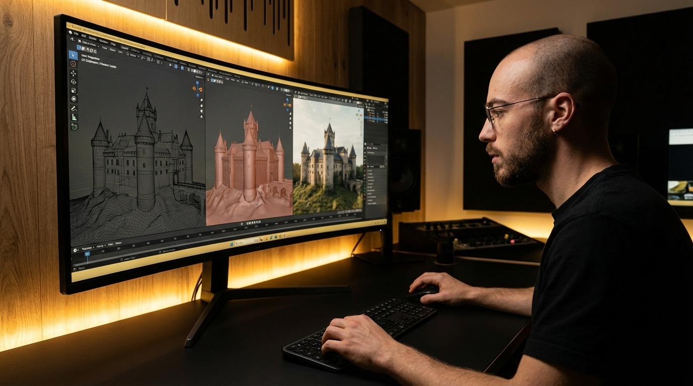 Modélisation 3D & rendus réalistes