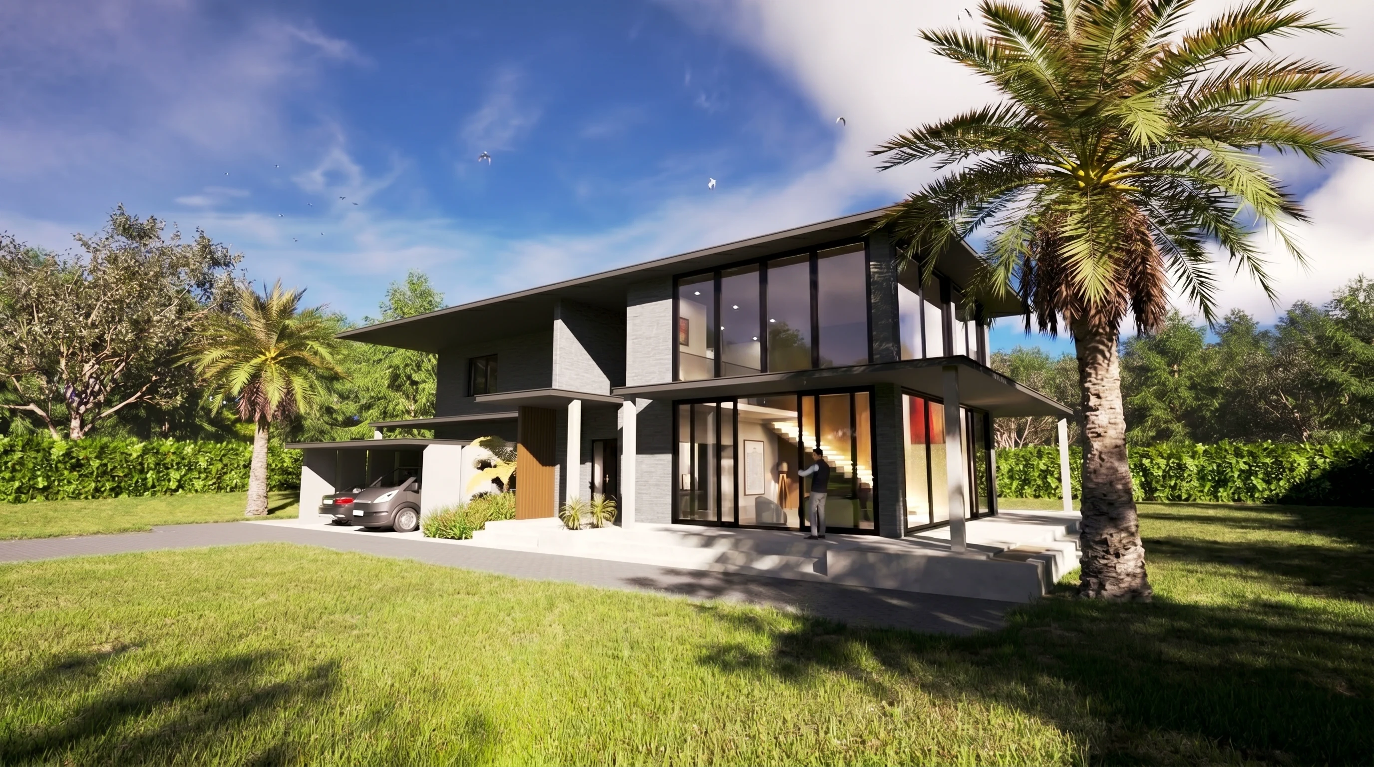 Projection immobilière en 3D — aperçu